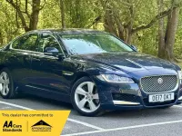 Used Jaguar XF Portfolio 300 HP (220 kW) 2017 Blue Sedan