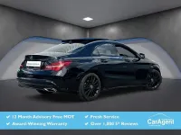 Used Mercedes CLA180 AMG line 122 HP (89 kW) 2017 Black Sedan