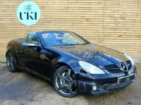 Used Mercedes SLK55 AMG AMG 2005 Blue Cabriolet