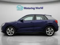 Begagnad Audi Q2 S-Line 150 HK (110 kW) 2022 Blå SUV