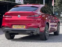 Used BMW X4 M Sport 190 HP (139 kW) 2021 Red SUV