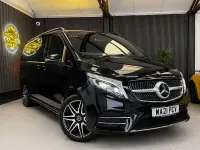 Used Mercedes V300 AMG line 2021 Black MPV