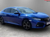 Used Honda Civic SR 129 HP (94 kW) 2017 Blue Hatchback