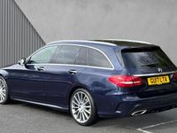 Used Mercedes C220 AMG Line Premium 170 HP (125 kW) 2017 Blue