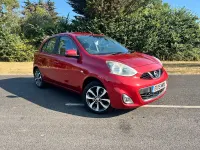 Used Nissan Micra Tekna 80 HP (58 kW) 2015 Red Hatchback