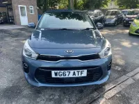 Used Kia Rio 99 HP (72 kW) 2017 Blue Hatchback
