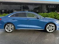Ny Audi A3 S-Line 2025 Blå Sedan