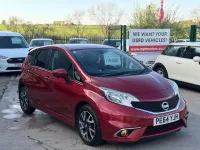 Begagnad Nissan Note S 98 HK (72 kW) 2014 Röd Halvkombi