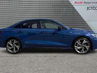 Used Audi A3 Black Edition 147 HP (108 kW) 2025 Blue Sedan