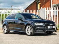 Usado Audi A3 S-Line 150 HP (110 kW) 2020 Preto Sedan