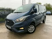 Used Ford Transit Custom Limited 130 HP (95 kW) 2021 Blue Van