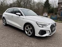 Used Audi A3 S-Line 150 HP (110 kW) 2021 White Sedan