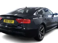 Used Audi A5 Sportback Black Edition 177 HP (130 kW) 2015 Black Hatchback