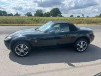 Used Mazda MX5 126 HP (92 kW) 2007 Black Cabriolet