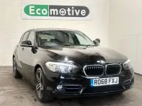 Used BMW 118 Sport Line 134 HP (98 kW) 2018 Black Hatchback