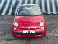 Used Fiat 500 Lounge 95 HP (69 kW) 2011 Red Hatchback