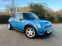Begagnad Mini Cooper S Hatch 2002 Blå Halvkombi