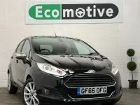 Used Ford Fiesta Titanium 100 HP (73 kW) 2016 Black Hatchback