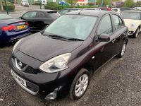 Begagnad Nissan Micra Acenta 2014 Svart Halvkombi