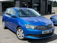 Used Skoda Fabia 60 HP (44 kW) 2017 Blue Hatchback
