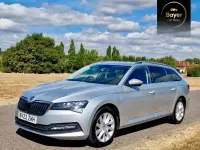 Used Skoda Superb SE Technology 150 HP (110 kW) 2022 Silver Estate