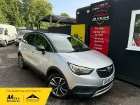 Used Vauxhall Crossland X Elite 110 HP (80 kW) 2018 Silver SUV