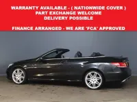 Used Mercedes E220 AMG line 2016 Black Cabriolet