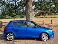 Used Skoda Fabia vRS 180 HP (132 kW) 2014 Blue Hatchback