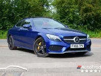 Used Mercedes C250 AMG Line Premium Plus 204 HP (150 kW) 2016 Blue Coupe