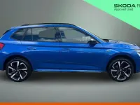 Used Skoda Kamiq Monte Carlo 115 HP (84 kW) 2025 Race blue metallic SUV