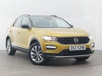 Used VW T-Roc Design 115 HP (84 kW) 2019 Yellow SUV