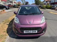 Used Peugeot 107 Active 68 HP (50 kW) 2013 Mauve/purple Hatchback