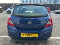 Used Vauxhall Corsa Club 90 HP (66 kW) 2009 Blue Hatchback