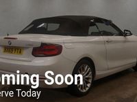 Used BMW 218 Comfort Edition 2019 White Cabriolet