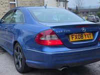 Used Mercedes CLK220 150 HP (110 kW) 2008 Blue Coupe