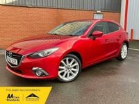 Begagnad Mazda 3 Inclusive 105 HK (77 kW) 2016 Röd Halvkombi