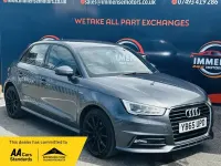 Used Audi A1 S-Line 116 HP (85 kW) 2016 Grey Hatchback
