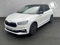 Used Skoda Fabia Design Edition 113 HP (83 kW) 2026 Moon white metallic black magic pearl effect Hatchback