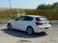 Used BMW 118 Sport Line 136 HP (100 kW) 2017 White Hatchback