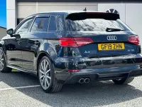 Begagnad Audi A3 Sportback Black Edition 150 HK (110 kW) 2019 Svart Halvkombi