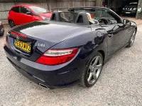 Used Mercedes SLK250 AMG 204 HP (150 kW) 2013 Blue Cabriolet