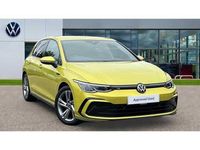 Used VW Golf VII R-line 150 HP (110 kW) 2021 Yellow Hatchback