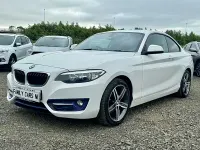 Used BMW 220 Sport Line 181 HP (133 kW) 2014 White Coupe