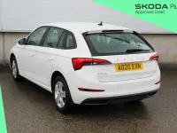 Used Skoda Scala SE 115 HP (84 kW) 2020 Candy white Hatchback
