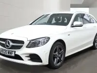 Used Mercedes C300 AMG line 2020 White Estate
