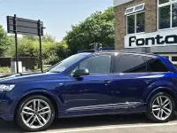 Used Audi Q7 Black Edition 272 HP (200 kW) 2018 Blue SUV
