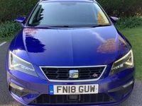 Begagnad Seat Leon FR 150 HK (110 kW) 2018 Blå Kombi