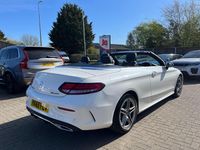 Usado Mercedes C220 AMG Line Premium Plus 2019 Branco Cabrios