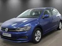 Used VW Polo SE 80 HP (58 kW) 2019 Blue Hatchback