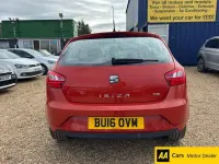 Begagnad Seat Ibiza CONNECT 90 HK (66 kW) 2016 Röd Halvkombi